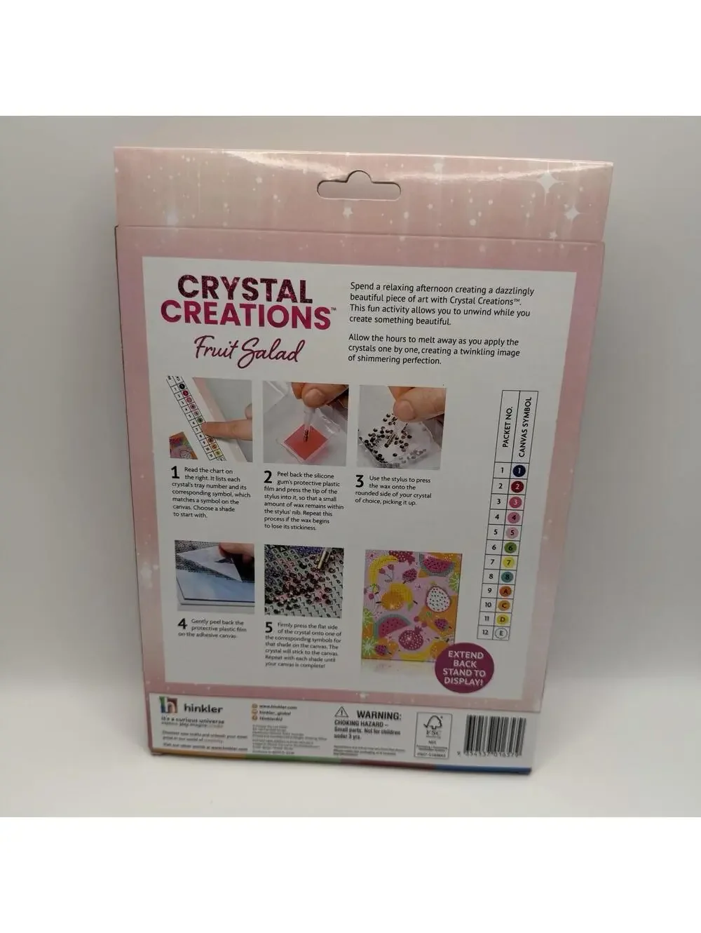 Artmaker Crystal Creations Diamond Art Kit  Gems - Fruit Salad Or Very Berry-NEW
